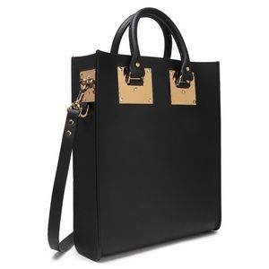 Sophie Hulme Black Albion Mini Tote Bag